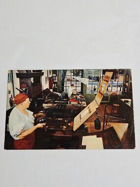 The Printing Office Williamsburg Virginia Postcard